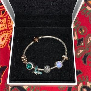 Pandora Bracelet with 6 charms